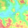 Mapa topográfico Boddington, altitude, relevo