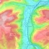Mapa topográfico Grentzingen, altitude, relevo