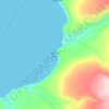 Mapa topográfico Kennel Head, altitude, relevo