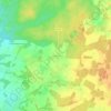 Mapa topográfico Les Musets, altitude, relevo