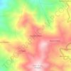 Mapa topográfico Cruz De Chalpon, altitude, relevo