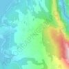 Mapa topográfico Le Clos du Défens, altitude, relevo