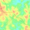 Mapa topográfico Lassater, altitude, relevo