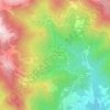 Mapa topográfico Favella, altitude, relevo