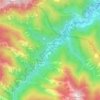 Mapa topográfico Grotta Urlante, altitude, relevo