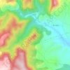 Mapa topográfico Santa Perpètua, altitude, relevo