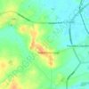 Mapa topográfico Marshborough, altitude, relevo
