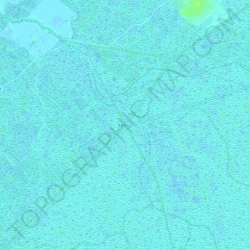 Mapa topográfico Bellevue, altitude, relevo