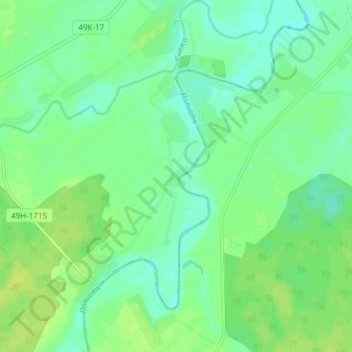 Mapa topográfico Сопки, altitude, relevo