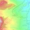 Mapa topográfico Marjandi Tongah, altitude, relevo