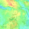 Mapa topográfico Grüneberg, altitude, relevo