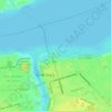 Mapa topográfico Quai Catherine-Legardeur, altitude, relevo