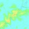 Mapa topográfico Pasar Batang, altitude, relevo