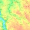 Mapa topográfico La Petite Roussière, altitude, relevo