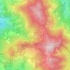 Mapa topográfico Valserena, altitude, relevo