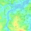 Mapa topográfico La Trulière, altitude, relevo