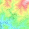 Mapa topográfico Ixtlan de Juárez, altitude, relevo
