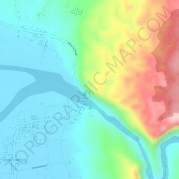 Mapa topográfico Callao Cave, altitude, relevo