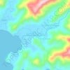 Mapa topográfico Negeri Kelumbayan, altitude, relevo