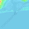 Mapa topográfico Rua da Ria, altitude, relevo