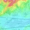 Mapa topográfico Eicken-Bruche, altitude, relevo