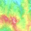 Mapa topográfico Roussis, altitude, relevo
