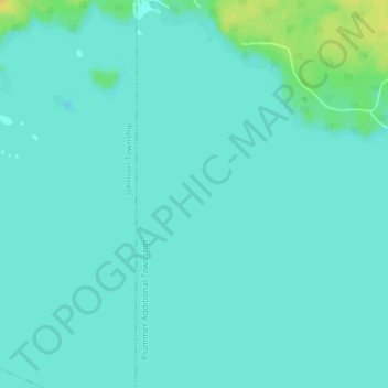 Mapa topográfico Marks Bank, altitude, relevo