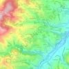 Mapa topográfico Le Sudieu, altitude, relevo