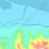Mapa topográfico La Aguacatera, altitude, relevo
