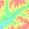 Mapa topográfico Foz, altitude, relevo