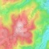 Mapa topográfico Hyverneresse, altitude, relevo