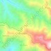 Mapa topográfico Insana, altitude, relevo