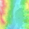 Mapa topográfico Col d'Ornon, altitude, relevo