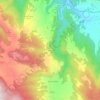 Mapa topográfico Abeto, altitude, relevo