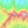 Mapa topográfico Pizzo Badile / Piz Badile, altitude, relevo