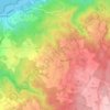 Mapa topográfico Lenzen, altitude, relevo