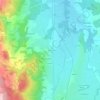 Mapa topográfico Cours, altitude, relevo