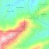 Mapa topográfico Davenport Mountain, altitude, relevo