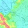 Mapa topográfico Collestrada, altitude, relevo