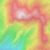 Mapa topográfico Samao, altitude, relevo