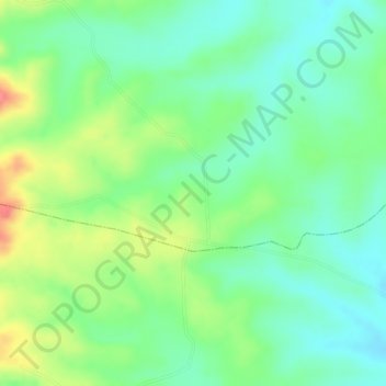 Mapa topográfico SAN JACINTO, altitude, relevo