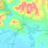 Mapa topográfico La Mira, altitude, relevo