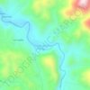Mapa topográfico San Jeronimo, altitude, relevo