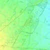 Mapa topográfico Cento, altitude, relevo