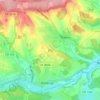 Mapa topográfico Eltz, altitude, relevo