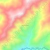 Mapa topográfico Nuevo Paraíso, altitude, relevo