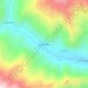 Mapa topográfico Ingenio Bajo, altitude, relevo