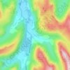 Mapa topográfico Hartsop, altitude, relevo