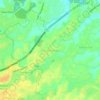 Mapa topográfico Taman Rahayu, altitude, relevo