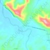 Mapa topográfico Jalpilla, altitude, relevo